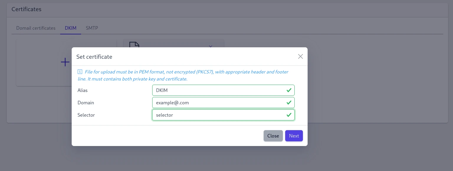 Pem file