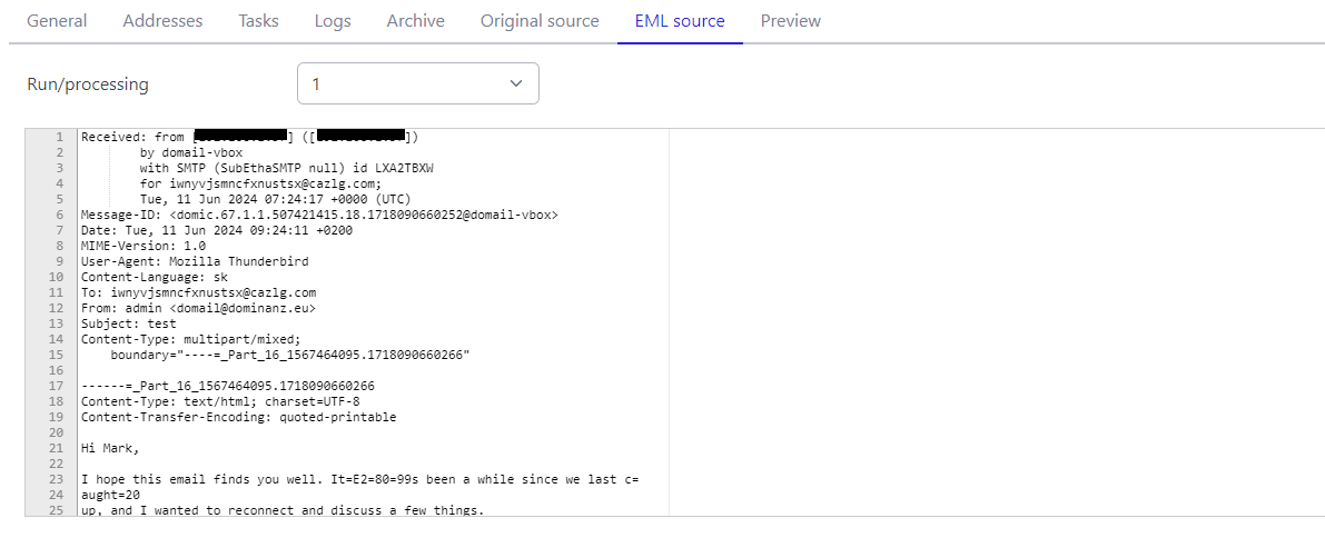 EML source