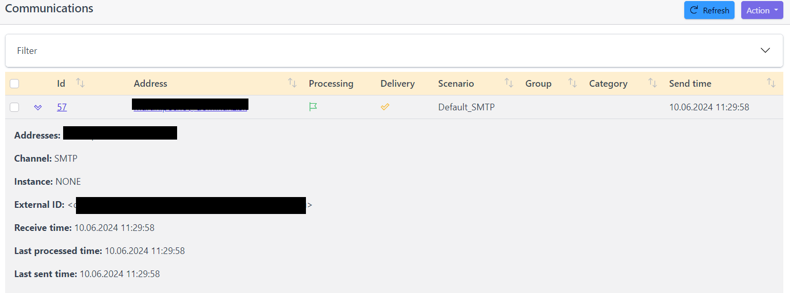 Sending first email