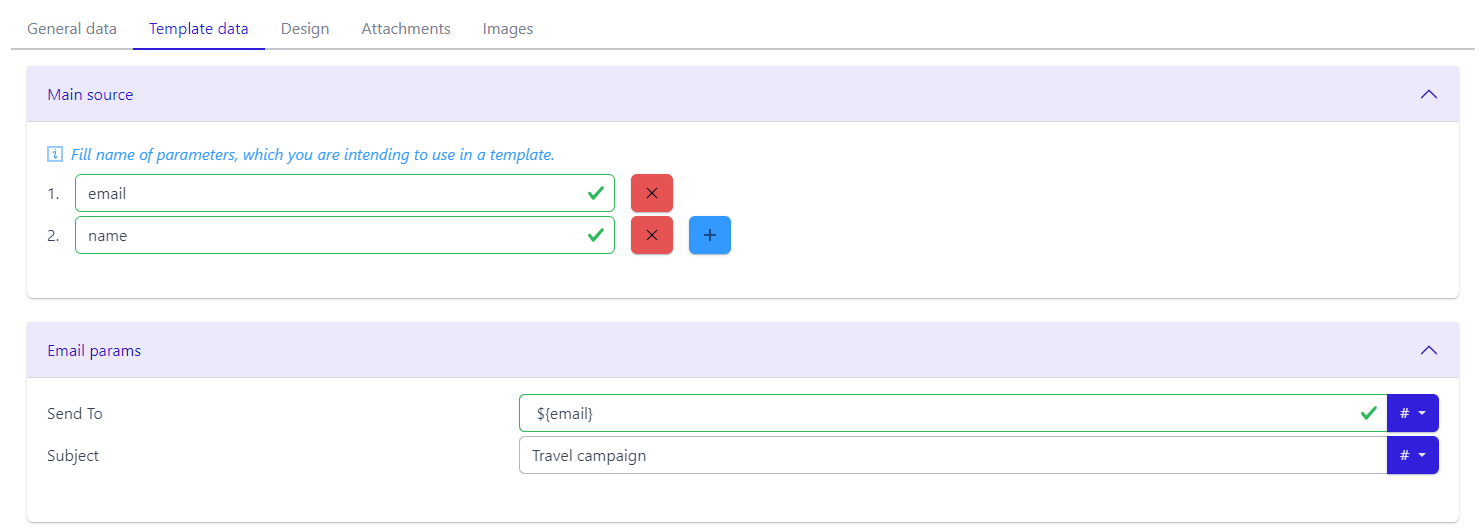 Creating Template