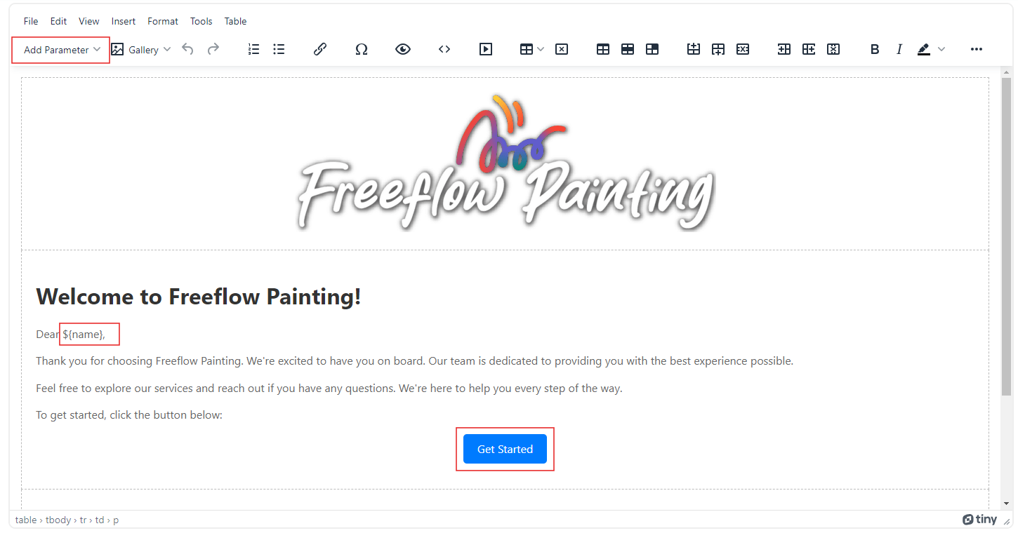 Personalizing Emails with Templates