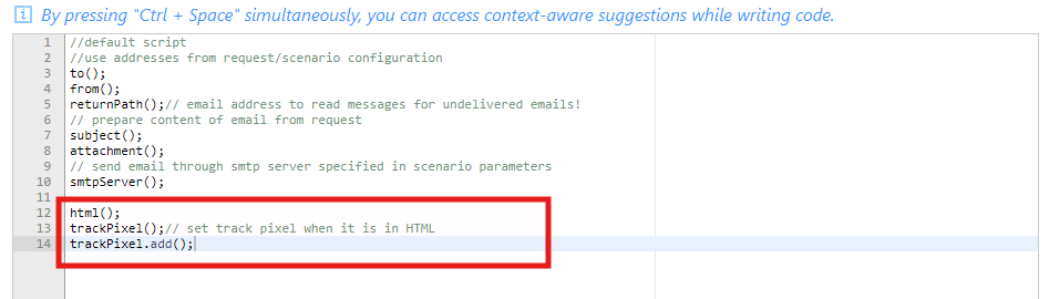 TrackPixel Integration in Script
